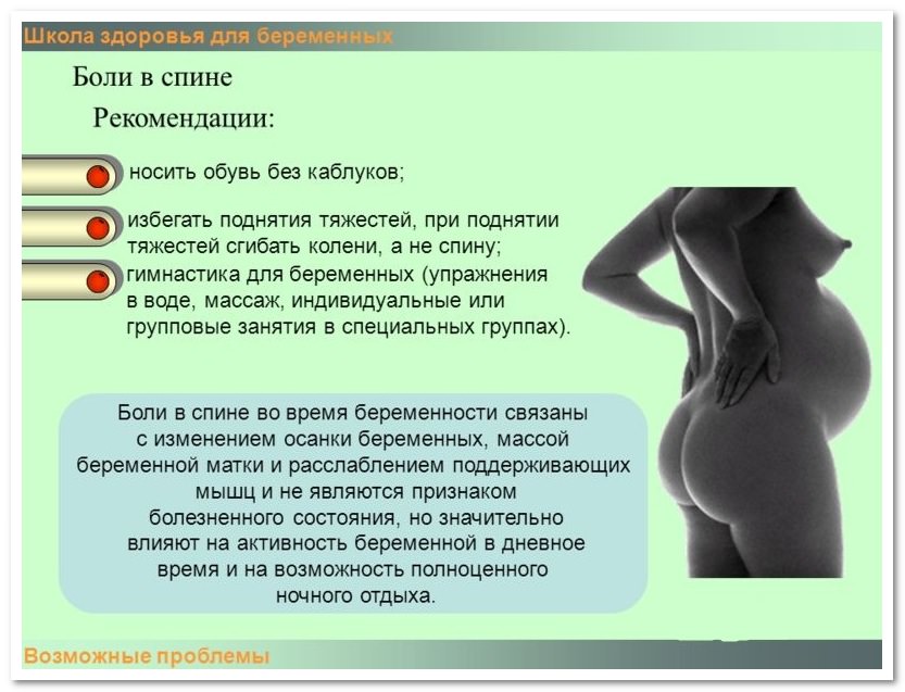 рекомендации беременным
